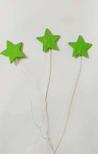 Gumpaste Star - Green